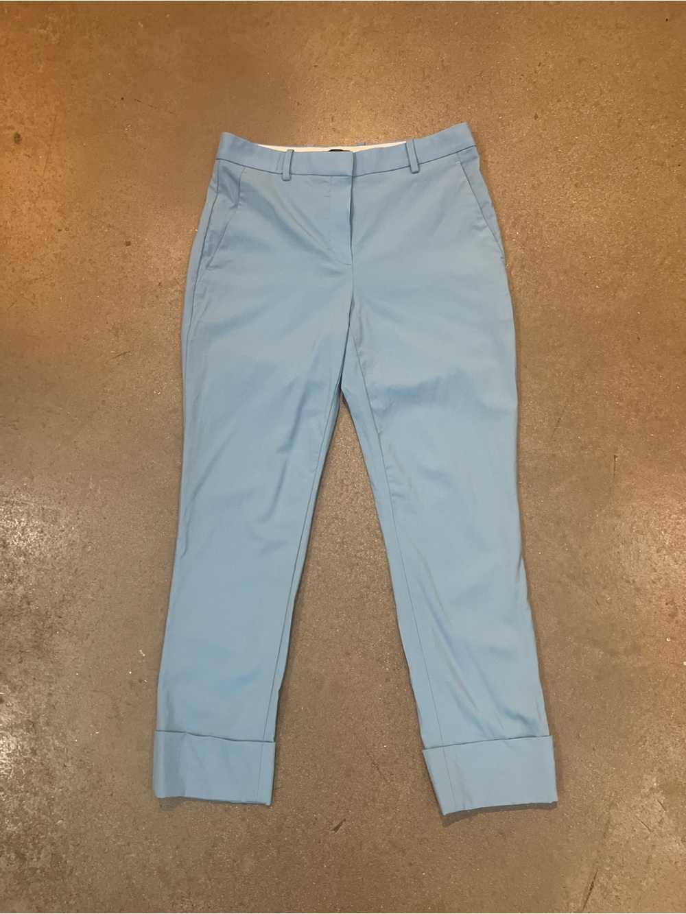 Theory Light Blue Women’s High Waist Dress Pants - Picture 2 of 9